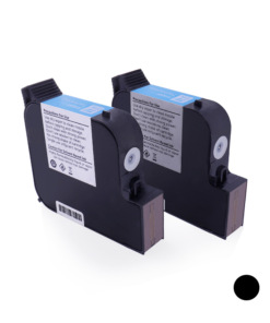 1 INCH (25.4mm) Black Solvent Ink Cartridge