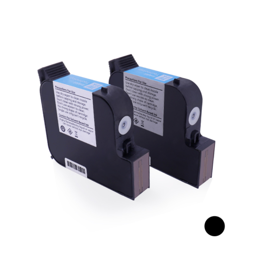 1 INCH (25.4mm) Black Solvent Ink Cartridge