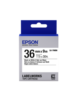 Epson LK-7YBP Black/Yellow 36mm Label Tape