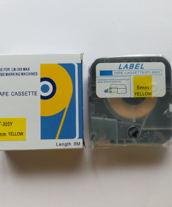 Compatible Max Letatwin LM-TP305Y Tape Yellow (5mm)