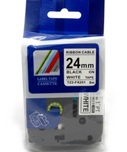 Compatible Brother TZe-FX251 Label Tape 24mm Black on White